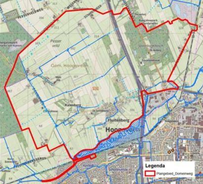 Overzichtskaart Domeinweg Gem. Hoogeveen