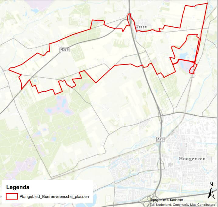 Plangebied Boerenveensche Plassen